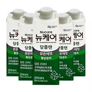(검은깨맛/200ml/30팩) 뉴케어 당플랜/당뇨영양식/균형영양식/영양식음료/당뇨음료수/혈당관리음료