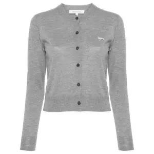 MAISON KITSUNE 메종키츠네 BABY FOX PATCH REGULAR CARDIGAN (MW00507KT1036-H131) (베이비 폭