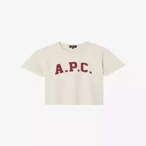 25FW 아페쎄 반팔 티셔츠 COHBQF26554APG ECRU DOM