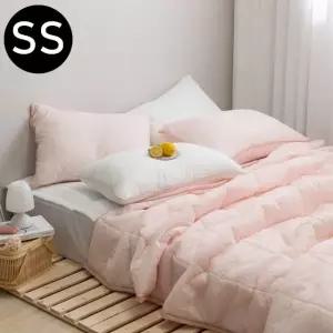 여름 간절기 이불 패드세트 슈퍼싱글 SS 이불 핑크 (WFFWUAT)