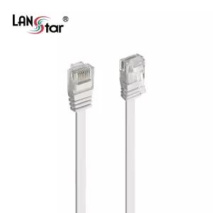 랜스타 LS-F6UTPD-2MW UTP평면 랜케이블 2M CAT.6 DIRECT 흰색