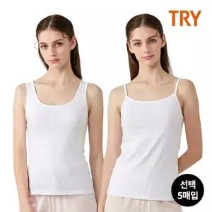 TRY 베이직 런닝 케미솔 5매 세트