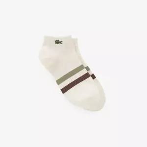 LACOSTE 남성 스트라이프 포인트 앵클 삭스 RA038E-56G 056