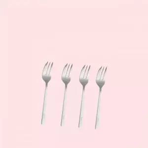 덴비 커트러리 티포크 세트 4P 리니어 무광 실버 스파이스 유광 Cutlery tea fork 1 4409479