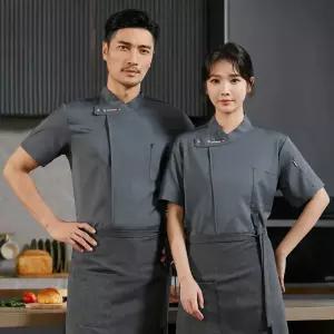 여름조리 직원유니폼 3XL 4XL 반팔 반소매 쿨링 위생복