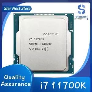 8 코어 LGA 1200 CPU 프로세서 I7 11700K 3.6GHz