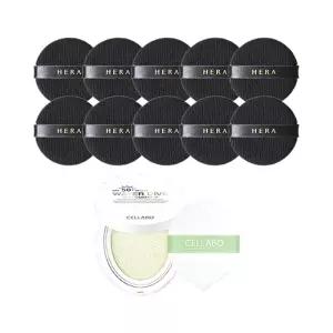 헤라 블랙쿠션 퍼프 10매 + 셀라보 선쿠션 시즌2 23g