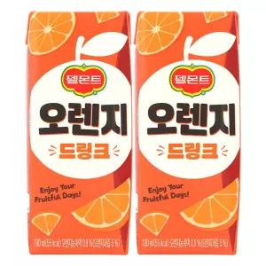 델몬트 드링크 오렌지 190ml 48팩