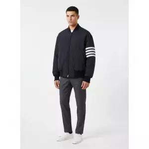 톰브라운 THOM BROWNE 26SS 4바 스트라이프 폴리 트윌 오버사이즈 패딩 블루종 MJD103X 07259 415)