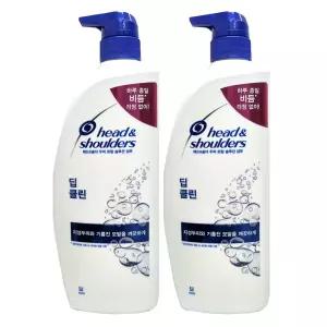 헤드앤숄더 딥 클린 샴푸 850ml X 2개