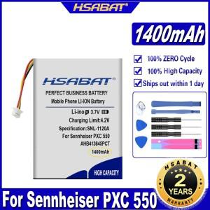 젠하이저 PXC 550 배터리용 무선 헤드셋 HSABAT AHB413645PCT 1400mAh