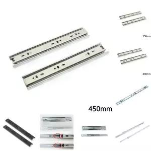 3단 볼레일 서랍 레일 35mmx450mm/밥솥/가구/씽크대/서랍장/언더/밥통/책상/렌지대/보수용/싱크대/선반/