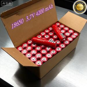 2025년 신형 18650 리튬 배터리 3.7V 4200mAh BRC 충전식 파워뱅크 손전등용