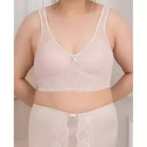 [라일리의류] Rly 전체 꽃잎무늬 망사 빅사이즈 A컵브라 브래지어 깔끔