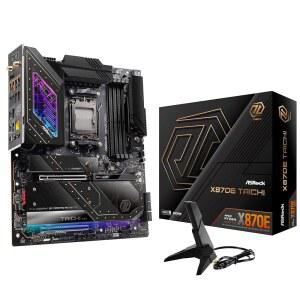 ASRock AMD X870E 타이치 라이젠 소켓 AM5 X870 듀얼 채널 DDR5 DIMM 256GB 8200 EATX 마더보드 M.2 LED WiFi