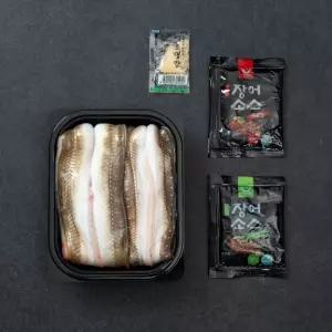 국내산 원기회복 손질 바다장어 550g 소스 2종