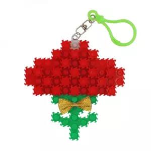 카네이션 키링 만들기 키고리 가방걸이 어버이날 스승의날 미니 디폼 블럭 도안 세트