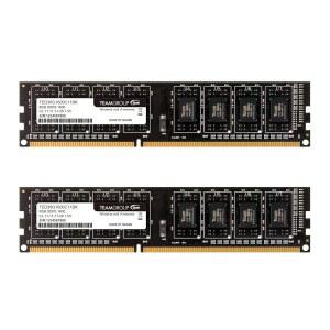 TEAMGROUP 엘리트 DDR3 16GB 키트 (2x8GB) 1600MHz (PC3-12800) CL11 언버퍼링 비ECC 1.5V UDIMM 240 핀 PC 컴퓨터 데스크톱 메모리 모듈 램 업그레이드 - TED316G1600C11DC01
