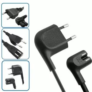 스프링전선 코일 케이블 EU 각진 TV 삼각형 AC 삼성 PS5 PS4 Xbox 프린터 카메라 구리 도체