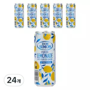 돈시몬 착즙 스파클링 레몬에이드, 330ml, 24개