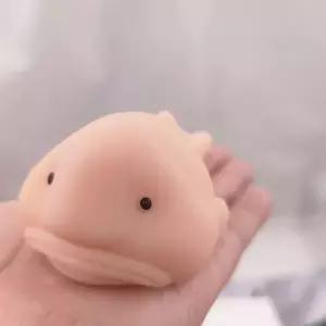 (단일상품 내친구 심해어 말랑이)못생긴 심해어 말랑이 모찌 스퀴시 만득이 장난감 촉감놀이 스트레스볼 못