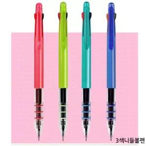 3링3색니들볼펜 0.7mm 3색니들펜 인쇄각인전문 독일초저점도잉크사용 3색볼펜 DMM