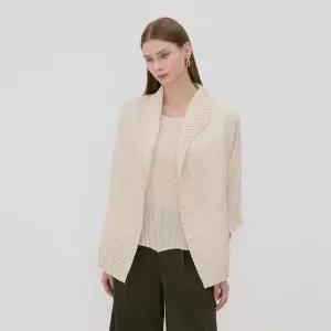 [롯데백화점]플리츠미 플리츠 오블리크 싱글 자켓_HPJKS125L31