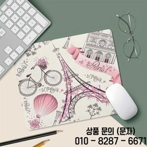 사랑 파리 빈티지 꽃 에펠 마우스 패드 컴퓨터 데스크 매트 카와이 사무실 깔개 액세서리