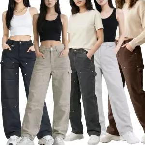 다올샵 여성 데일리 면 팬츠 코튼 밴딩 기장선택 와이드핏 바지