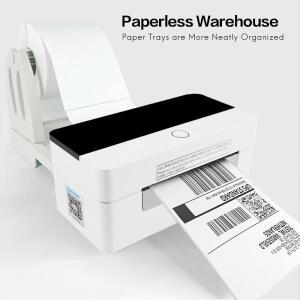 Xprinter 4x6 열전사  라벨 프린터 중소기업  패키지용 홀더가 있는 데스크탑 바코드  OS/Windows