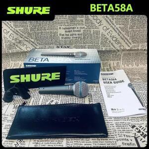 SHURE BETA 58A 다이나믹 휴대용 마이크 라이브 공연 파티 보컬 가라오케  사운드
