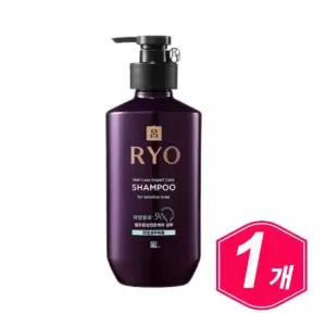 려 자양윤모 9EX 탈모완화 민감성 두피용 샴푸 400ml 중년 남자 여자 시니어 모발 두피 관리