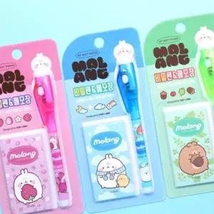 (선택 랜덤)천 몰랑이 메모장+비밀펜세트 어린이집 유치원 초등학교 어린이날선물 단체선물 답례품 10개