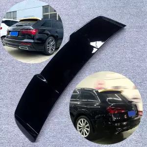 스포일러 리어 에어로파츠 Audi A6 C7 C8 Avant Allroad 2011- - ABS 후면 지붕 윙 광택 검정 흰색 자동차