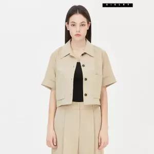 시슬리 [아울렛] 뉴아이싱 반팔 셔츠형 자켓 SAJK39431