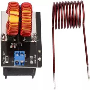 루아톡시 DC 5V-12V ZVS 인덕션 히터 120W 히팅 모듈 55x37x1.6mm PCB 보드가 장착된 미니 인덕터 코일