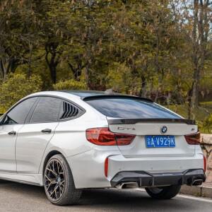 2013- BMW 호환 3 시리즈 GT F34 지붕 탄소 섬유 스포일러 날개 자동차 튜닝 스타일링 액세서리 부품