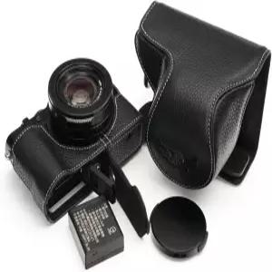 파나소닉 LX100 II M2 블랙 컬러용 핸드메이드 정품 리얼 가죽 풀 카메라 케이스 가방 커버