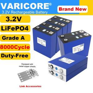 4개 3.2v 360ah 340Ah 105Ah 리튬인산철 충전식 배터리 태양광 셀 12v 24v 36v 세금 면제