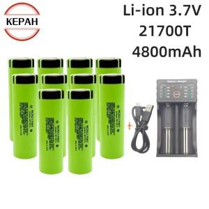 21700 배터리 충전식 3.7V 4800mAh 50A 전동 공구 + 충전기 용 전원 리튬 이온 고방전