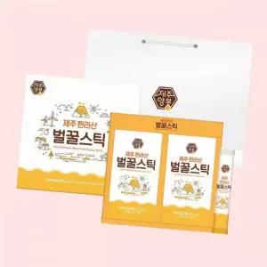 제주양봉 1 제주 한라산벌꿀 꿀스틱 8호 12g x 20p + 쇼핑백 240g 1개 4551353