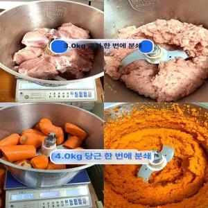 고춧가루 분쇄기 믹서기 8L 대용량 양념 김장 1800W 곡물 2칼날 믹서 5L 500W 1세트