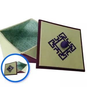 MF09 한지공예 삼각함 만들기키트 전통 수납상자 14cm DIY 체험 공예함만들기 전통공예품