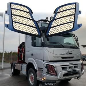 RH LH 헤드 램프 보호 그릴, 볼보 FMX500 82440282 + 82475926 및 에 적합, 2 개 또는 1