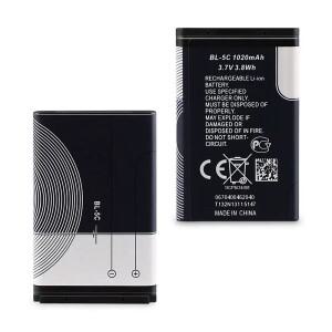세라구 BL-5C 1020mAh 3.7V 배터리 노키아 리튬 이온 6267 6330 6555 6600 1100 1208 Pho