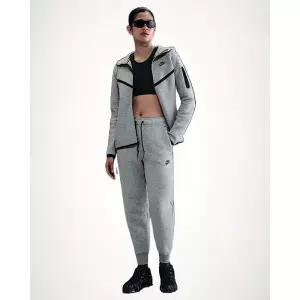 NIKE 나이키 스포츠웨어 테크 플리스 여성 미드라이즈 조거 - 다크 그레이 헤더블랙 HV6780-063 2029519