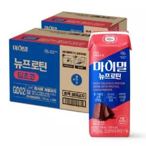 (본사직영) 마이밀 마시는 뉴프로틴 딥초코 (190mlx30팩), 2박스