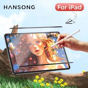 2024 iPad Air 11 13 M2 Pro M4 자기 종이  필름 10th 9.7 5 6th 10.5 10.2 7 8 9th mini 45 6 화면 보호기
