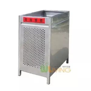 분리수거함 스텐사각망분리함(중/400L) WL-2239 분리수거통