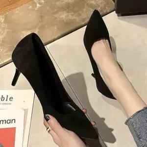 미들힐 5cm 7cm 하객룩 직장인 캐주얼 베이직 매트 여성펌프스